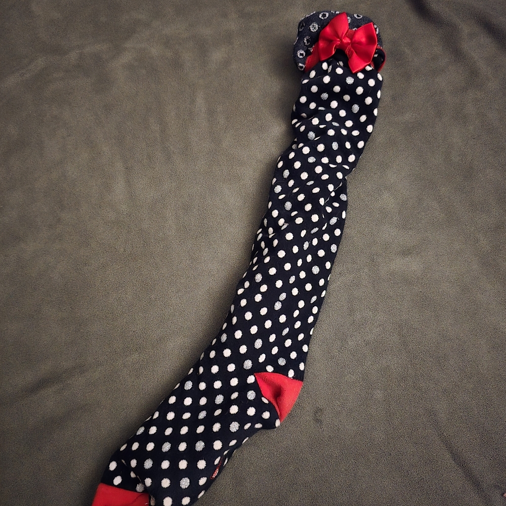 Minnie Mouse Inspired High Knee Socks